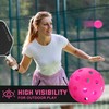 Sukeen Outdoor Pickleball Balls with Mesh Bag, 40 Holes Pickleballs