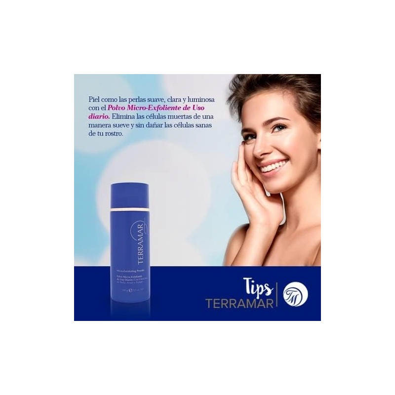 Terramar Polvo Micro Exfoliante Terramar Uso Diario - 100 G