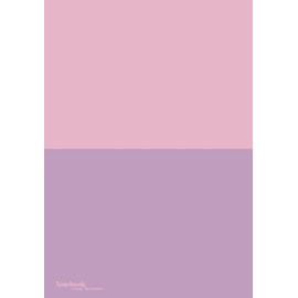 Notebook 7x10 inches, Unlined/Plain Paper, Pink Lilac Soft-touch cover: 108 Numbered pages, 54 Sheets - Notebooks by Crispy Minimalist
