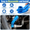 Fuel Line Disconnect Tool Set for Auto Maintenance – Angled