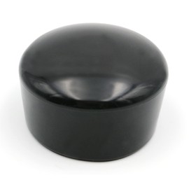 Design61 2 x PVC Cover Caps for Round Pipes Pipe Caps Diameter 62.5-64 mm