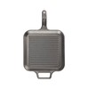 Lodge BOLD 12 Inch Seasoned Cast Iron Grill Pan; Design-Forward