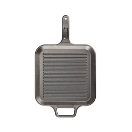 Lodge BOLD 12 Inch Seasoned Cast Iron Grill Pan; Design-Forward Cookware