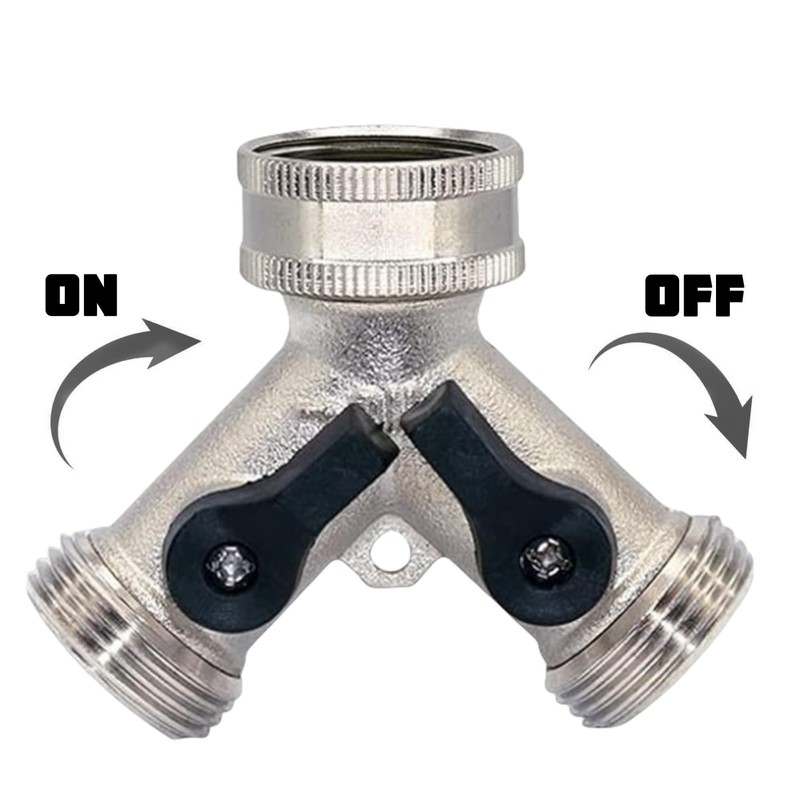 Water Connection Distributor, Y-shaped Distributor, 3/4 Inch Two-Way Splitter with