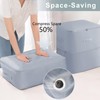 1 pc Ultra Space Saving Self Compression Organizer, Compression Packing