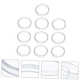 iplusmile 10pcs Black Divided Petri Plates High Borosilicate Glass School Experiment Dishes Reusable Laboratory Petri Dishes