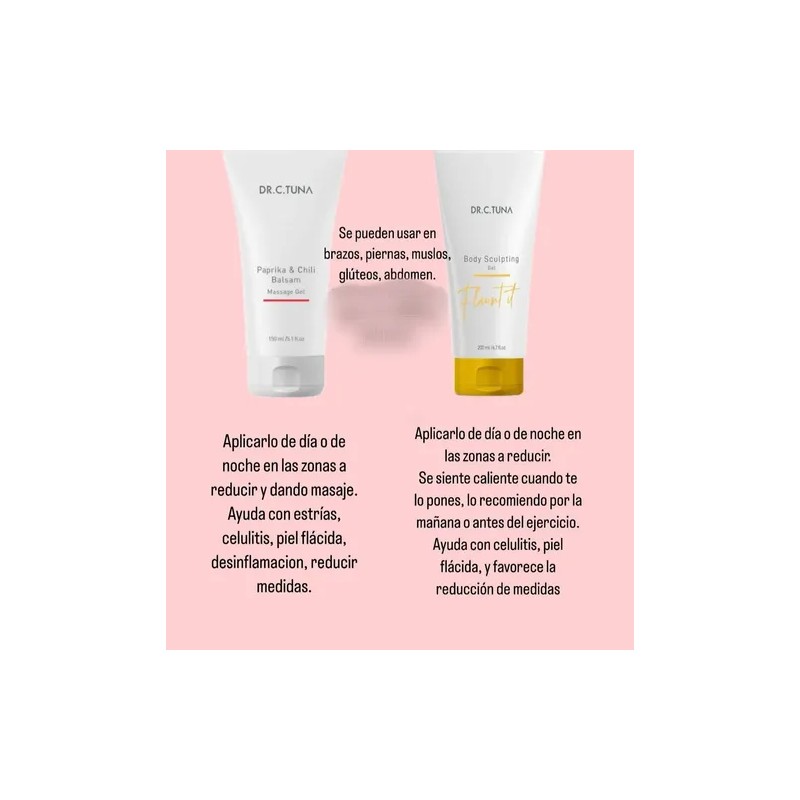 Gel Masaje Reductor Paprika, Sculpting,exfoliante/farmasi