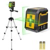 ASOBRIS Laser-Level-with-Tripod, Green Cross Line Laser with Tripod Self-Leveling, Lazer