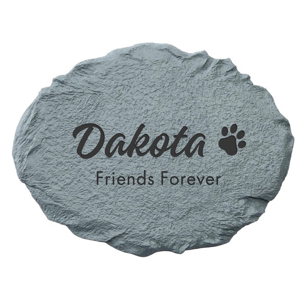 Let's Make Memories Personalized Dog or Cat Memorial Garden Stone