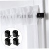 CAXUSD 12 Pcs Flange Code Rods Pole Mount for Closet
