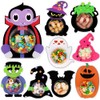 Juego de 36 tarjetas para dulces de Halloween con cúpula