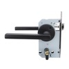 House Door Handle Lock Aluminum Black Antioxidant Coating Shock Resistance