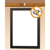 Picture Hanging Hook– Picture Rail Hooks White 10 Pack Heavy