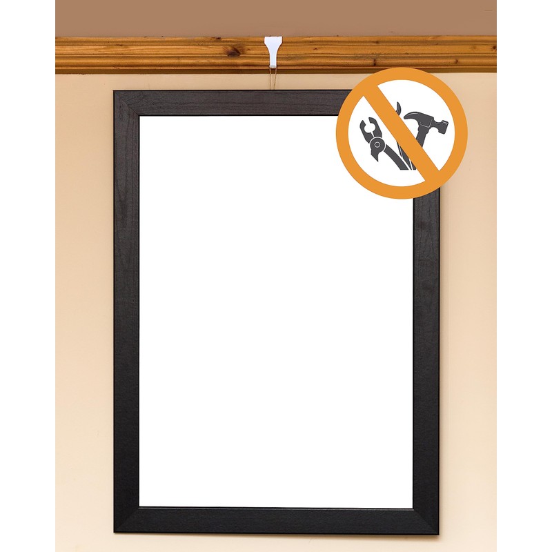 Picture Hanging Hook– Picture Rail Hooks White 10 Pack Heavy