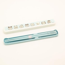 Chiikawa HS 16 Pull Lid Chopsticks Case Set, 7.7 inches (19.5 cm)