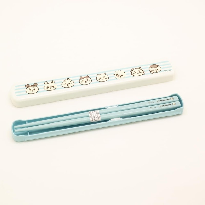 Chiikawa HS 16 Pull Lid Chopsticks Case Set, 7.7 inches