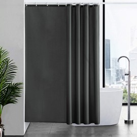 Furlinic Shower Curtain, Bathroom Curtain For The Bathtub, Textile Bath Curtain
