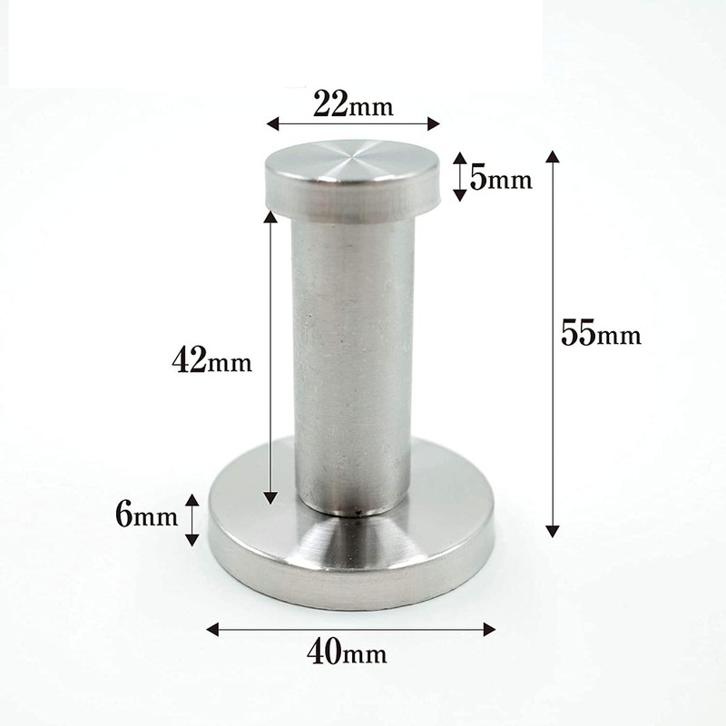 ENN LLC Stainless Steel Wall Hanging Hook, Simple Screw Mount