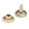 500set Metal Studs Rivets 8mm DIY Iron Double Flat Uniform