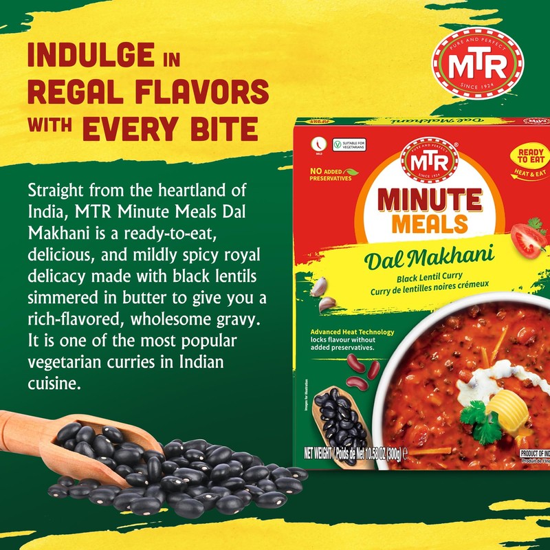 MTR Ready To Eat Dal Makhani Pack Of 10 (300
