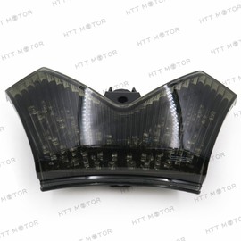 HTTMT MT043- Tail Light Brake Light Compatible with 2006-2011 Kawasaki Ninja Zx-14 Zx1400 Zzr1400 Smoke