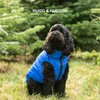 HUGO & HUDSON Reversible Dog Puffer Jacket, Windproof Water Resistant