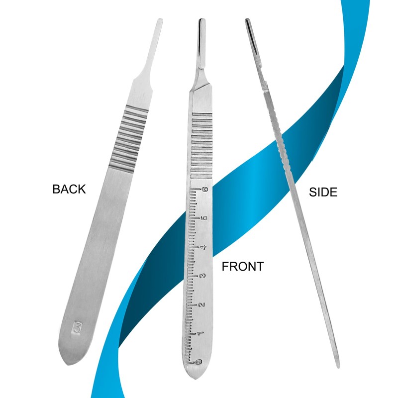 SS INSTRUMENTX Scalpel Handle No.3 BP Handle Fits Blades Numbers