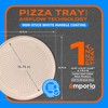 Emporio Kitchen Pizza Baking Pan - 15.75-Inch Round Perforated Carbon