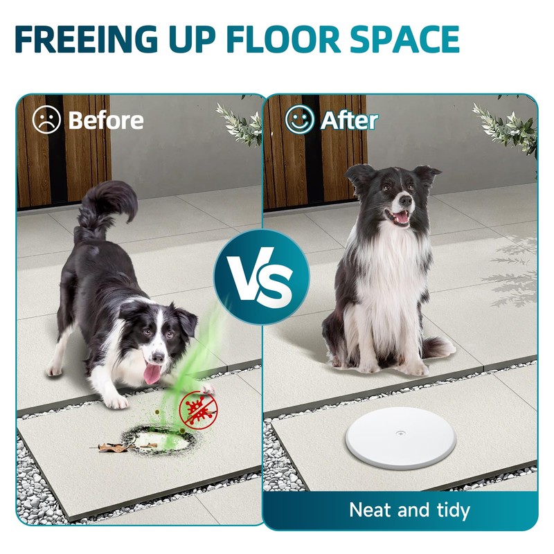 2 Pcs 7 Inch Cleanout Cover, Decorative Cleanout Access Covers