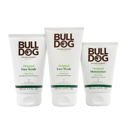 Bulldog Men's Skincare Grooming Original Full Face Kit with Moisturizer Face Wash and Cleanser Original / 모이스처라이저 세안 및 세안제가 포함된 불독 남성 스킨케어 그루밍 오리지널 풀 페이스 키트 Original