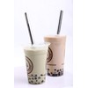 2 Point End BOBA Straw Stainless Steel Extra Wide 1/2"