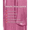 MAKI YIKA Metallic Lipsticks Long Lasting Brown Lipstick for Women,