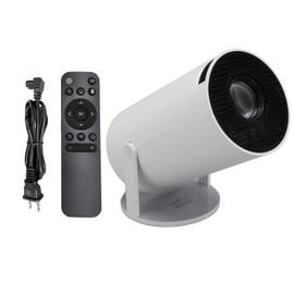 Smart Small Projector Bluetooth5.2 5G WiFi Projector 270 Degree Rotatable Portable Outdoor Movie Projector for Windows for Android 100‑260V US Plug