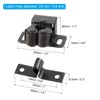 PATIKIL Cabinet Latch Double Roller Catch, 2 Pcs Stainless Steel