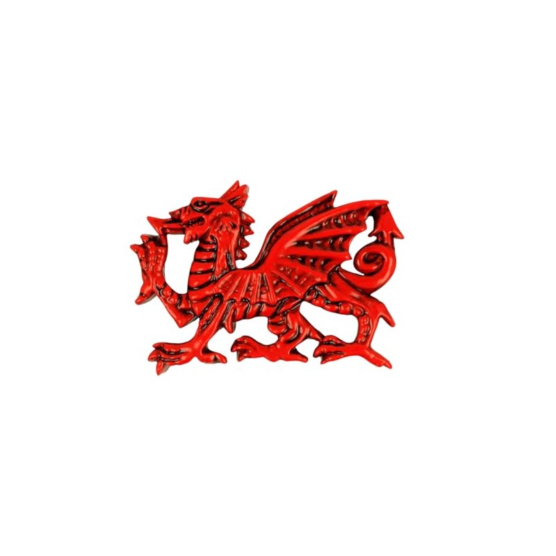 Wales Dragon Resin Printed Magnet | Bold & Mythical Welsh