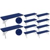 Showgeous 10-Pack Rectangle Picnic Table Cloth - Outdoor Elastic Tablecloth,