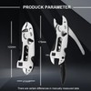Adjustable Wrench Multitool,Multitool Camping Multi Tool Plier Screwdriver Bits Pliers