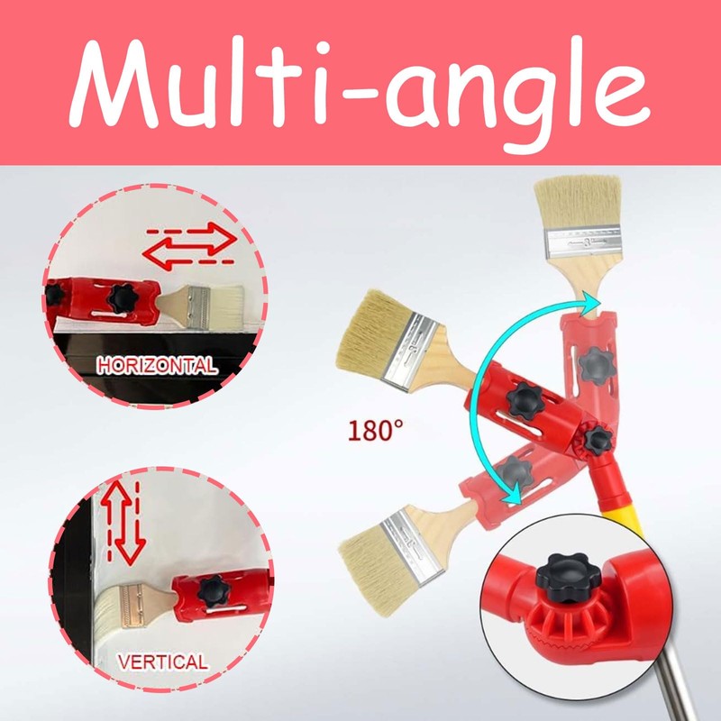 1PCS Paint Roller Extension Pole. Multi-Angle Paint Brush Extender with
