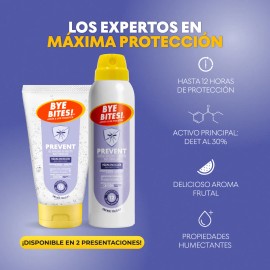Gel Repelente De Mosquitos PREVENT 150 ml - 12 Horas de Protección con Deet 20% - Aroma Frutal - Repele Insectos