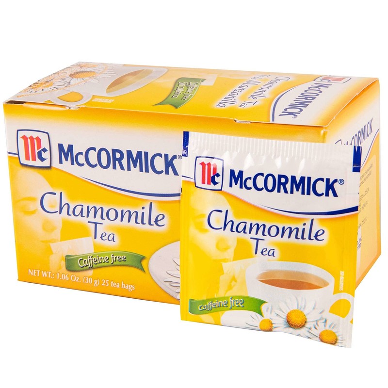 McCormick 25 Count Caffeine Free Chamomile Tea Bags, 1.06 oz