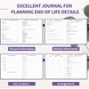 End of Life Planner, Guided Estate Planning Organizer with Tabs,