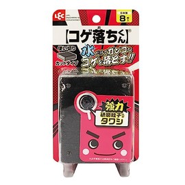LEC Strong Koge-dropping Koge-kun, Disposable Type (8 Pieces), Made in Japan, Scrub with Abrasive Particles, Removes Stubborn Gizzz with Just Water