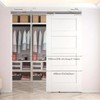 HOWHY Slow Close Barn Door Slide Hardware and Track Set,