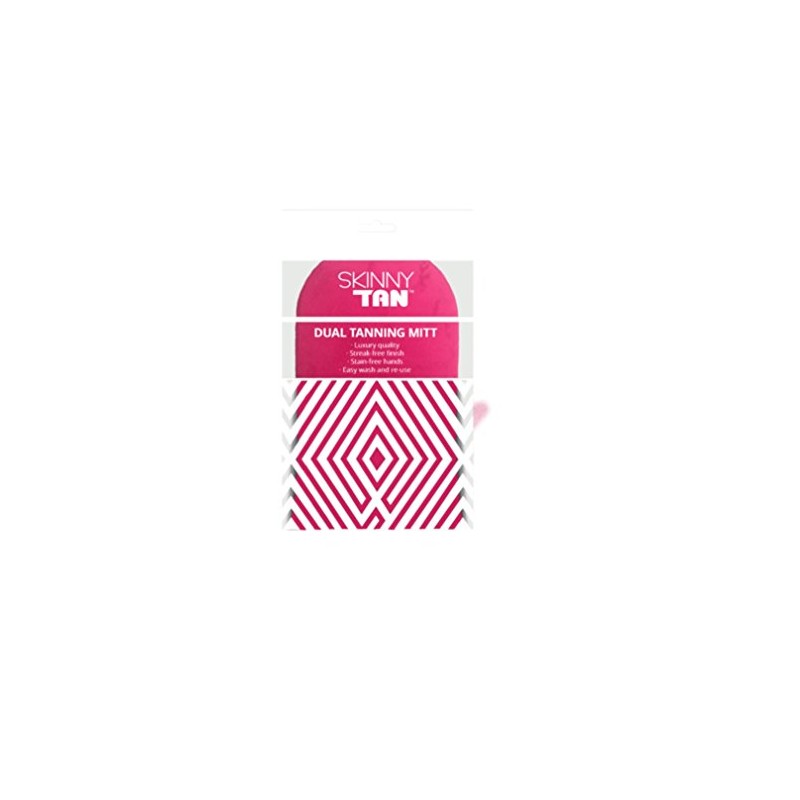 Skinny Tan Dual Tanning Applicator Mitt - Now in Pink.