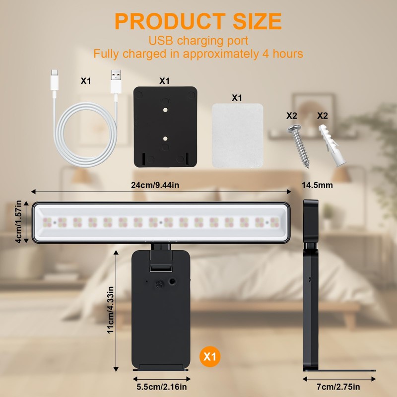 AMFUN Wireless Picture Lighting - Black