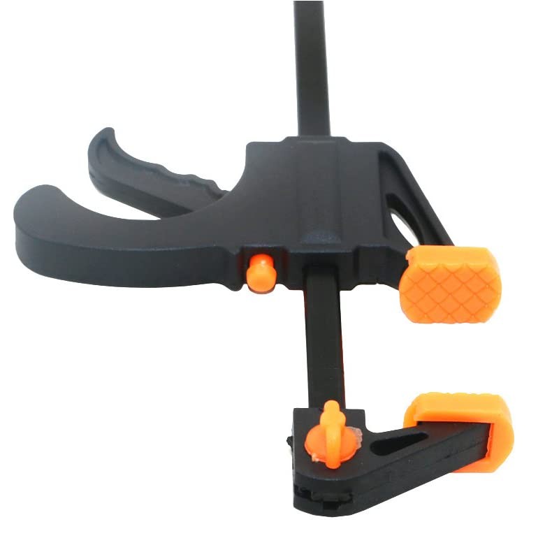 AIMALL 4 Pcs Quick Woodworking Clip Bar Clamp F-tyle Grip