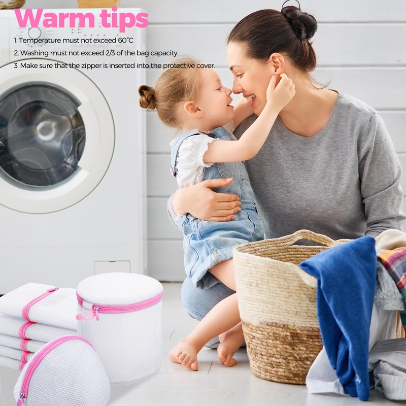 Set of 7 Laundry Bags Laundry Nets