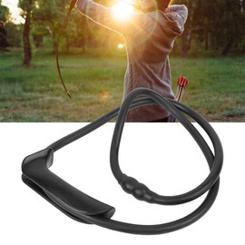01 02 015 Archery Bow Trainer, Portable Trainer Equipment Puller, Ergonomical Elastic Lightweight for Archer Lovers Training (Black)
