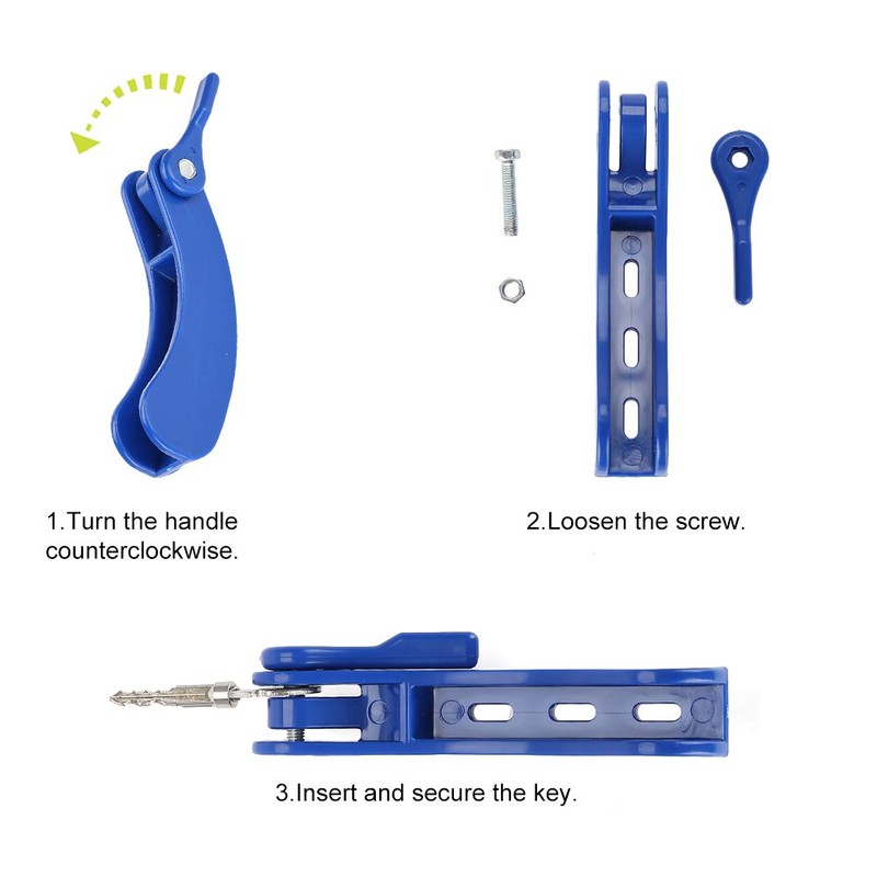 Key Turner Aid, Portable Adaptive Key Turner, Practical 2 Keys