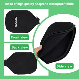 NDJDBJ Pickleball Racket Cover, Durable Neoprene Racket Sleeve, Universal Size 8.4x11.8 Inches Zippered Racket Case, Pickleball Racket Storage Bag, Fits USAPA Standard Pickleball Racket